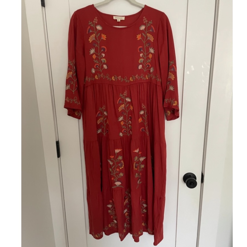 ROOLEE Embroidered Dress